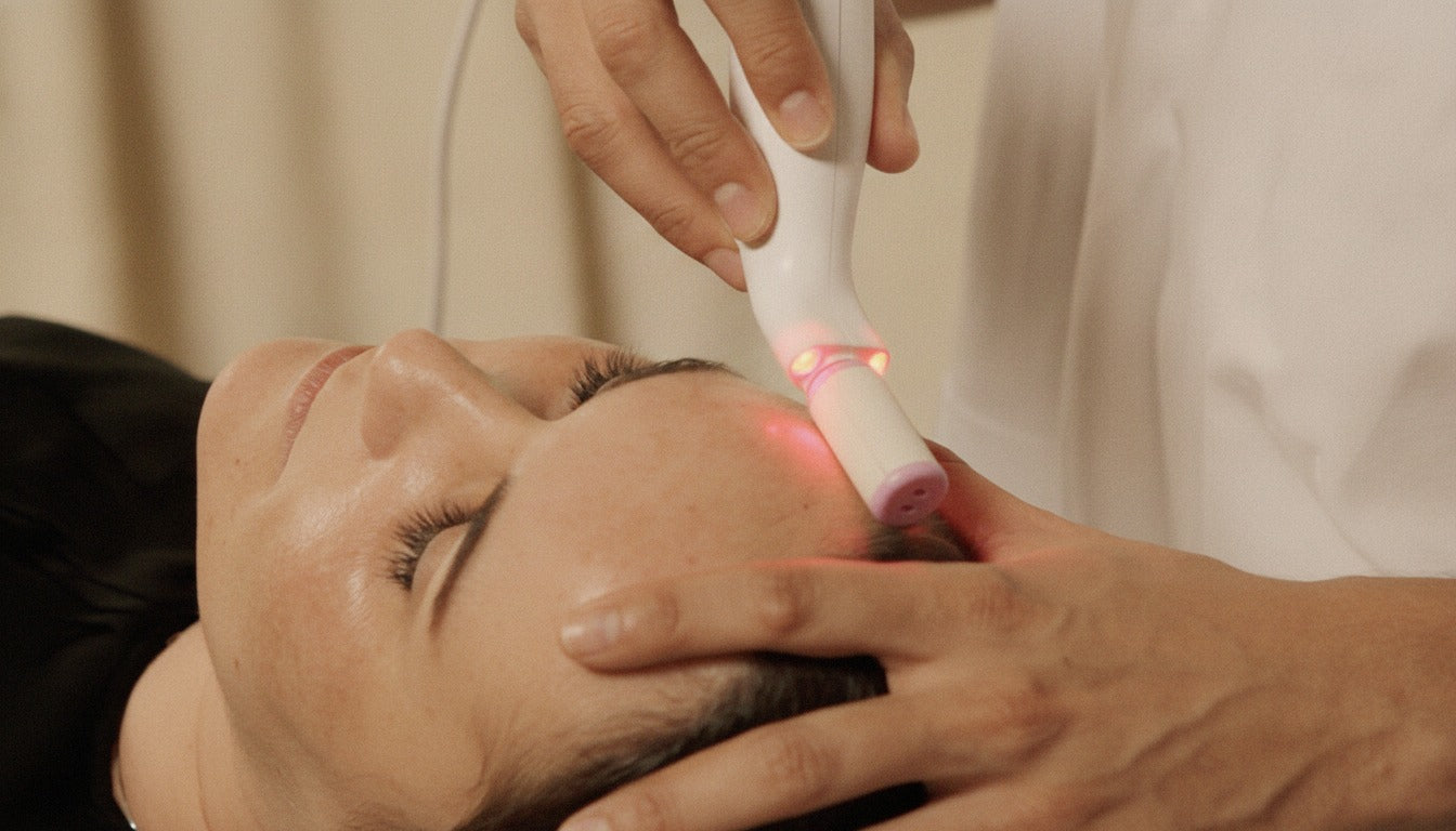 Bloomea, l'appareil réel en cabine | Real Bloomea handpiece in treatment