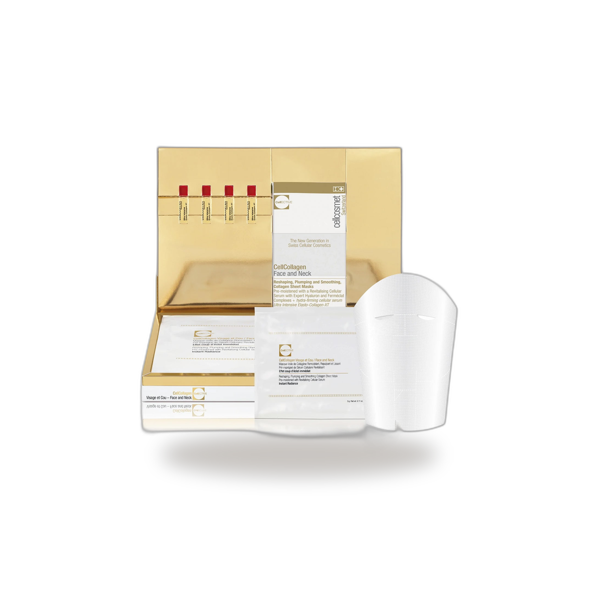 CellCollagen Face and Neck Sheet Neck (4 Units) | Clinique Évia